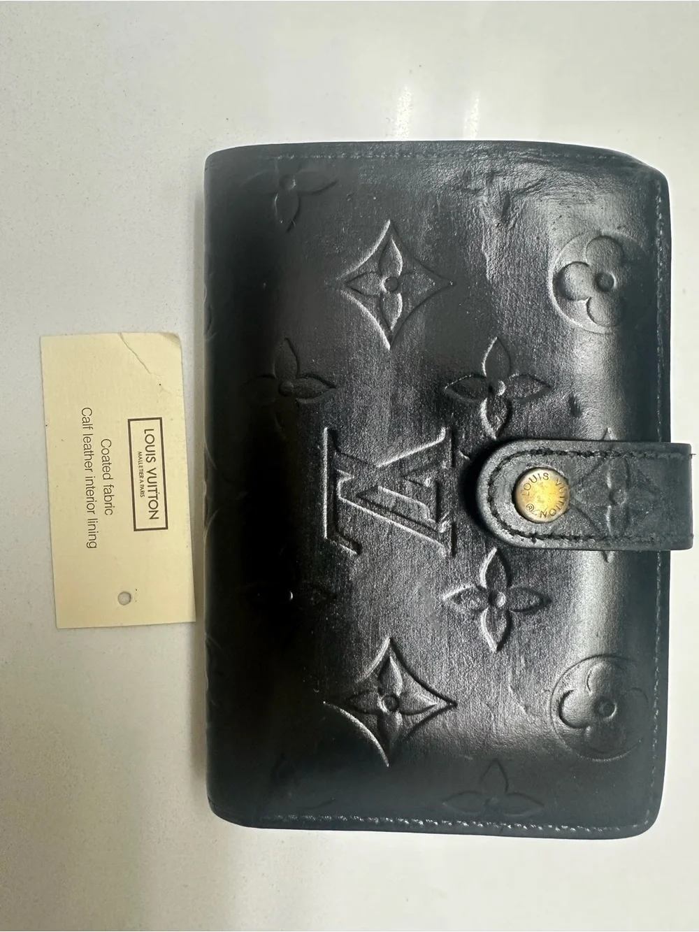 Louis Vuitton Black Embossed Monogram